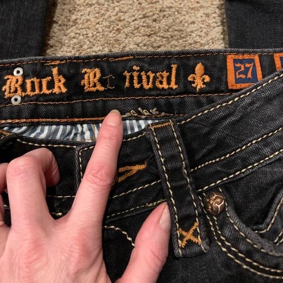 Rock Revival Boot Jeans 27 - Picture 3 of 6